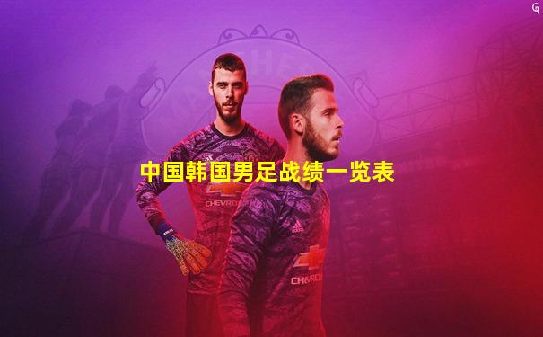 中国韩国男足战绩一览表