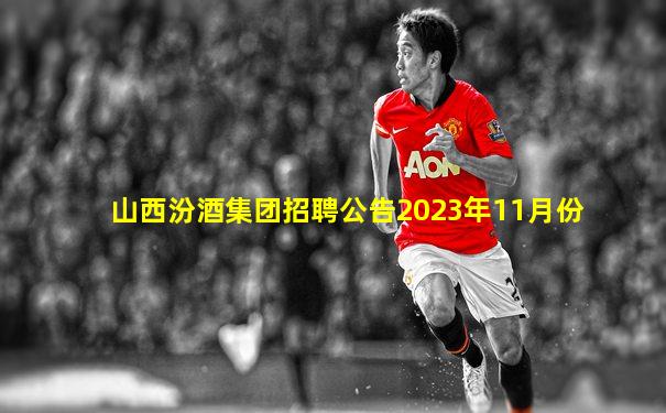 山西汾酒集团招聘公告2023年11月份