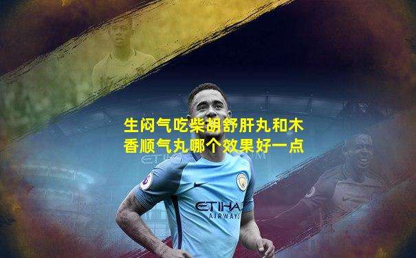 生闷气吃柴胡舒肝丸和木香顺气丸哪个效果好一点